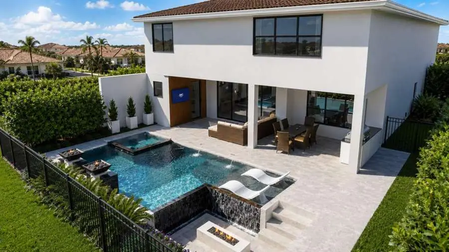 Corsica Residence 04 pool design rendering