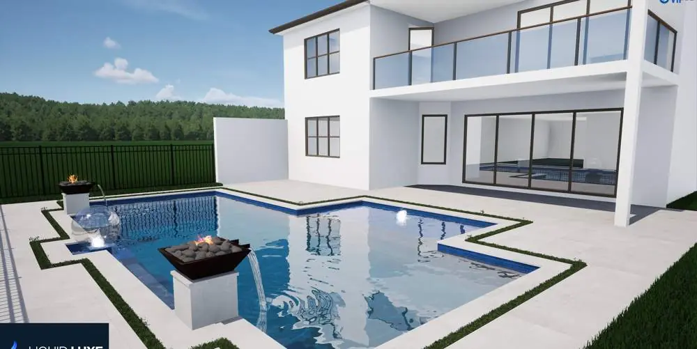 Corsica Residence 06 pool design preview