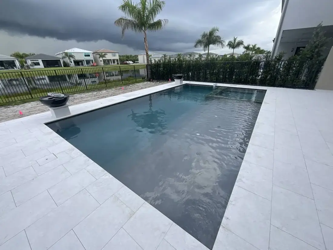 Completed Polynesia pool